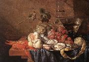 Jan Davidsz. de Heem Fruits and Pieces of Sea oil painting reproduction
